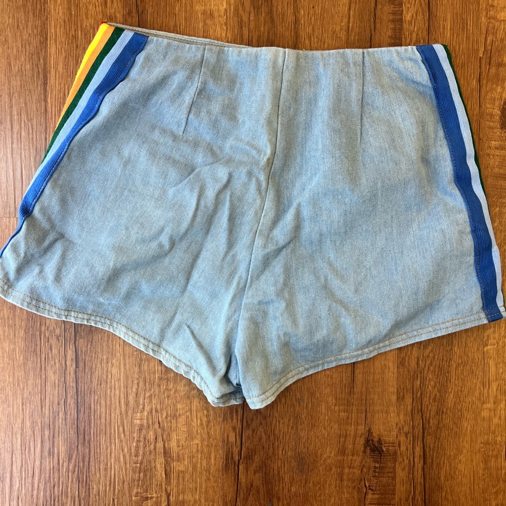 Denim shorts